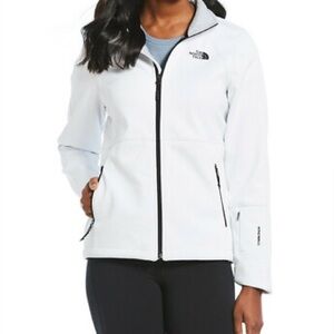 North Face White Zip Up
